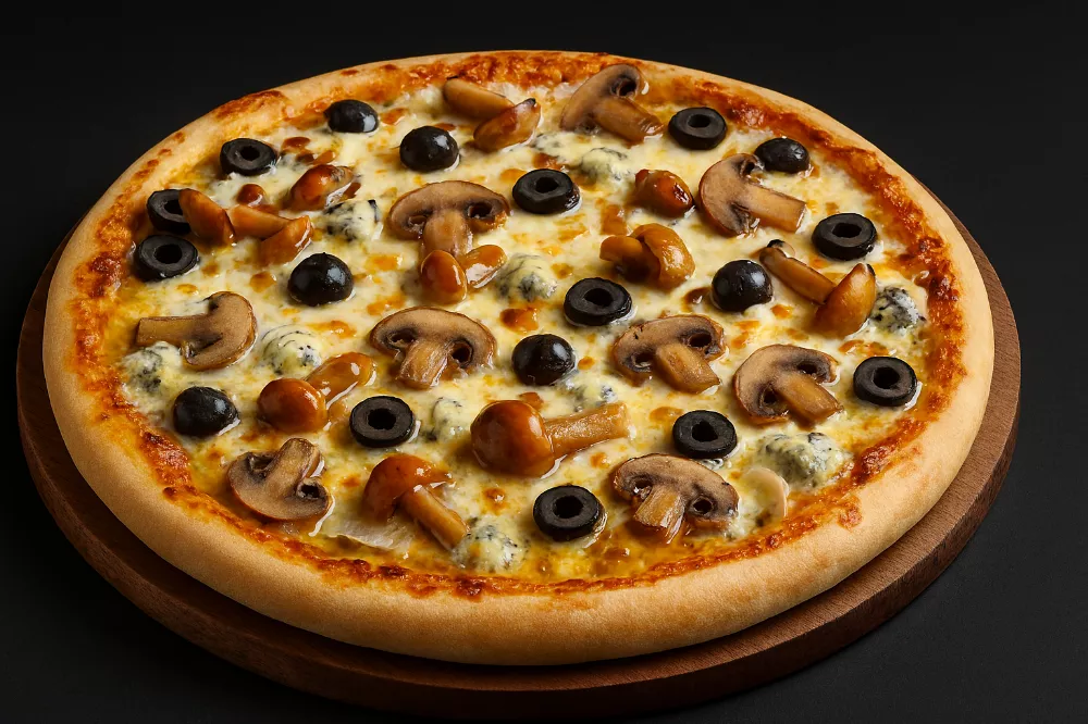 Грибной блюз с голубым сыром